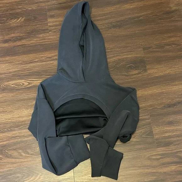 NWOT luxe bolero hoodie - Picture 1 of 2